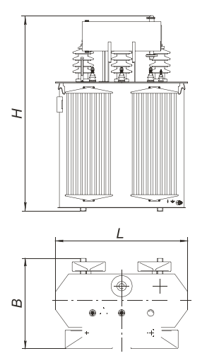 Габариты трансформаторов ТМ